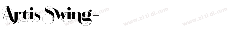 Artis Swing字体转换